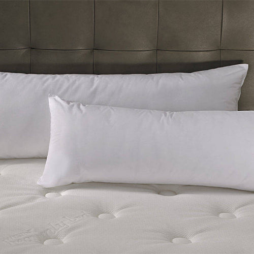 Long Hotel Pillow | Down Alternative | Soft &amp; Fluffy